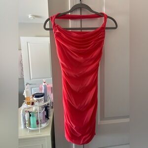 Coral bodycon Dress